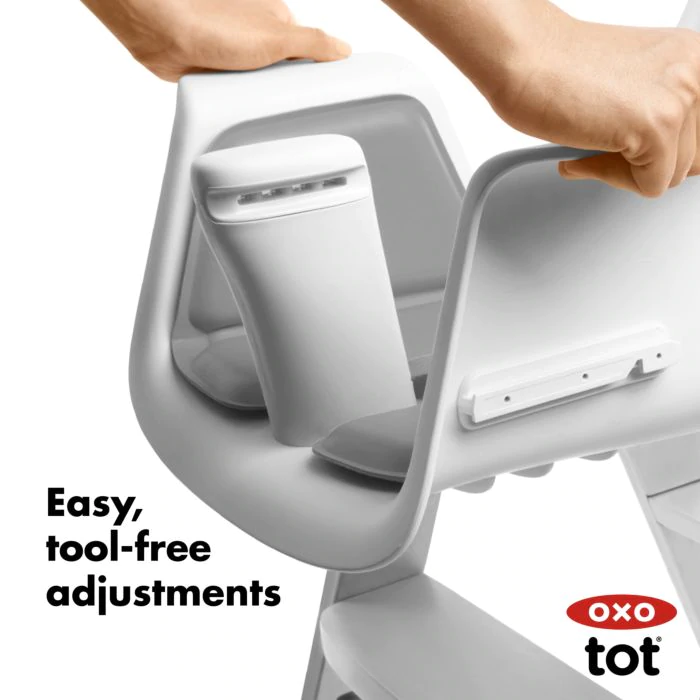 Oxo Tot Sprout™ Chair - Taupe/Birch | The Nest Attachment Parenting Hub