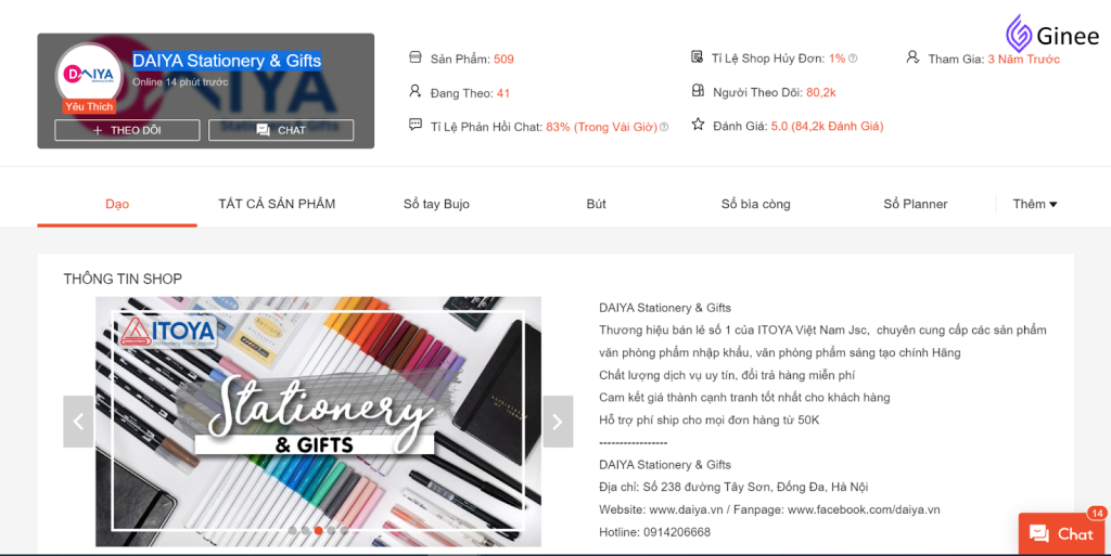 Top 10 Shop Bán Đồ Dùng Học Tập Trên Shopee Chuẩn Xịn, Giá Tốt Ginee