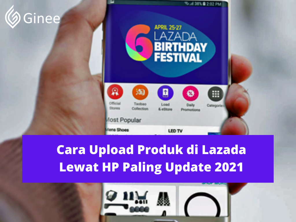 Cara Upload Produk di Lazada lewat HP Paling Update 2021 - Ginee