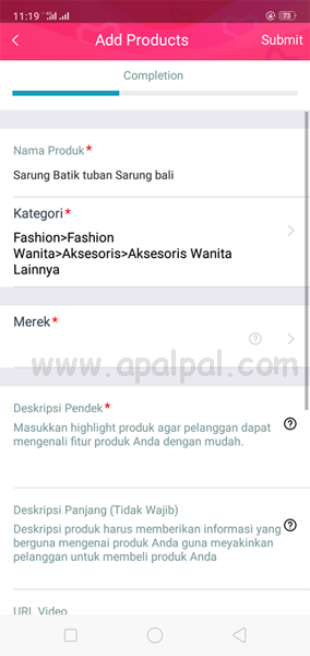 Cara Upload Produk di Lazada Lewat HP