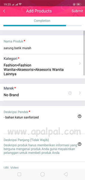 Cara Upload Produk di Lazada Lewat HP