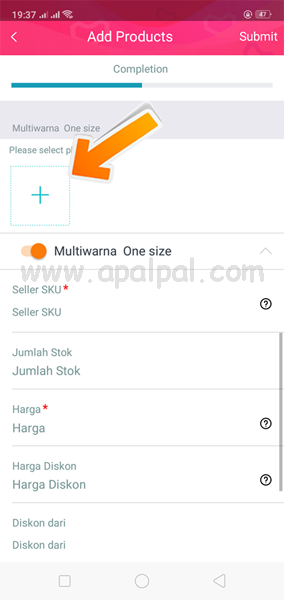Cara Upload Produk di Lazada Lewat HP