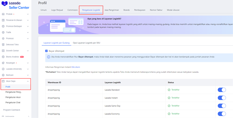 Cara Mengatur Jasa Pengiriman Di Lazada Seller Paling Mudah